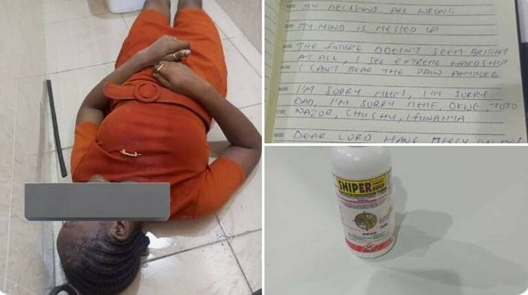 Tragedy As Female Banker Commits Suicide In Lagos, Leaves Note