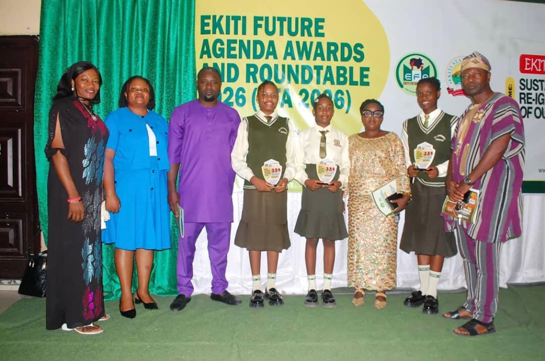 SPECTACULAR TRIO OF EKITI STUDENTS BAGS ACADEMIC EXCELLENCE AWARDS AT THE 2026 EKITI FUTURE AGENDA AWARDS