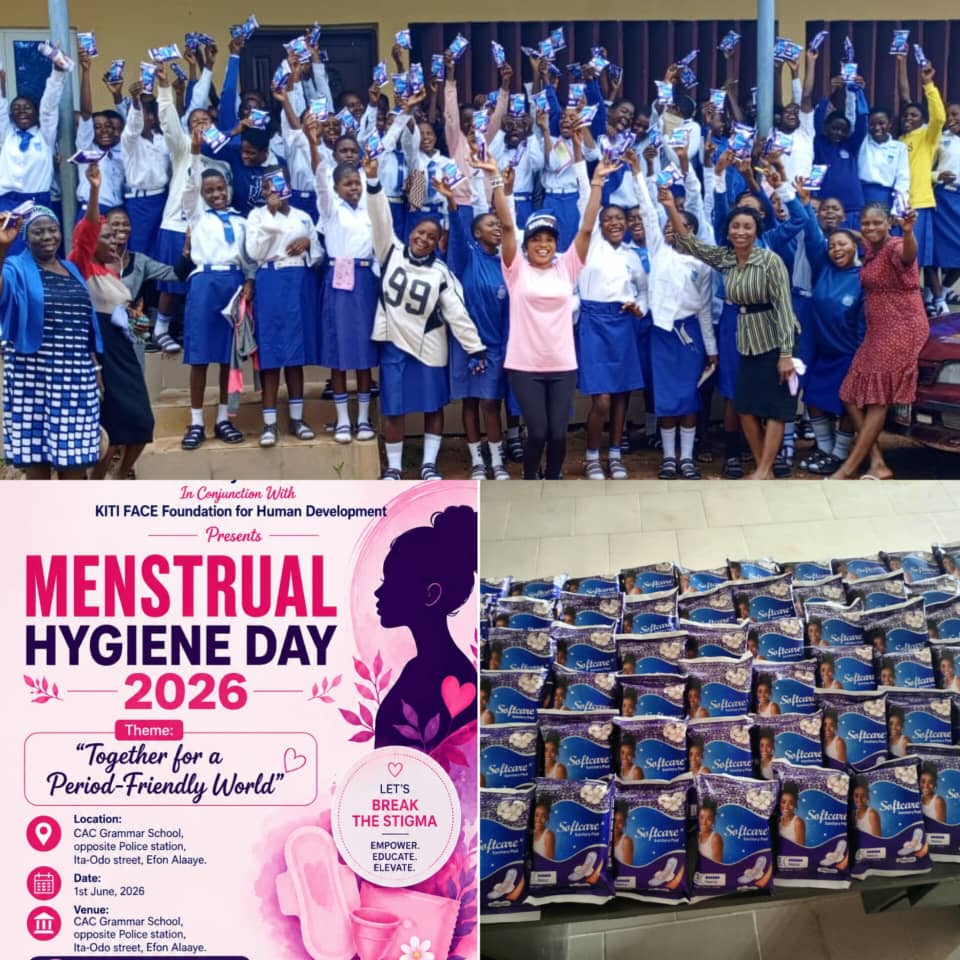 WORLD MENSTRUAL HYGIENE DAY: Foundation Impacts Over 200 School Girls in Ekiti