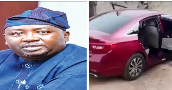 Unrest as Gunmen abducts ex-minister Adelabu’s sister, children in Oyo (See Video)