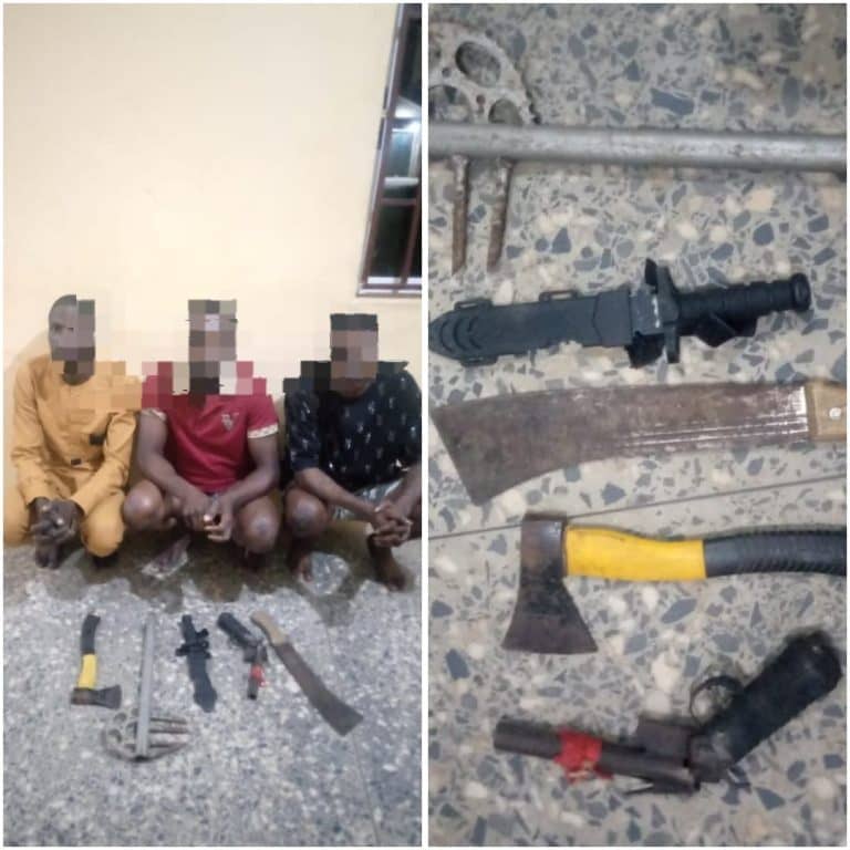 Additional 3 Suspected Cultists in Custody as Ekiti Police Recovers Firearms, Illegal Weapons