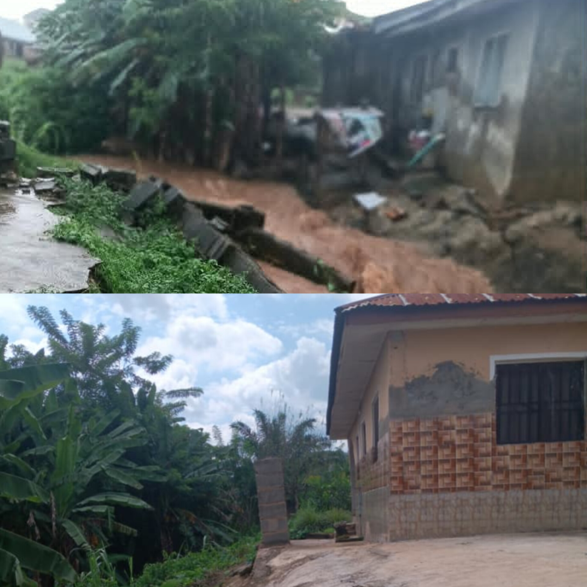 Worries as Flood Wrecks Havock on Veteran Journalist’s House in Ekiti, Cries for Help